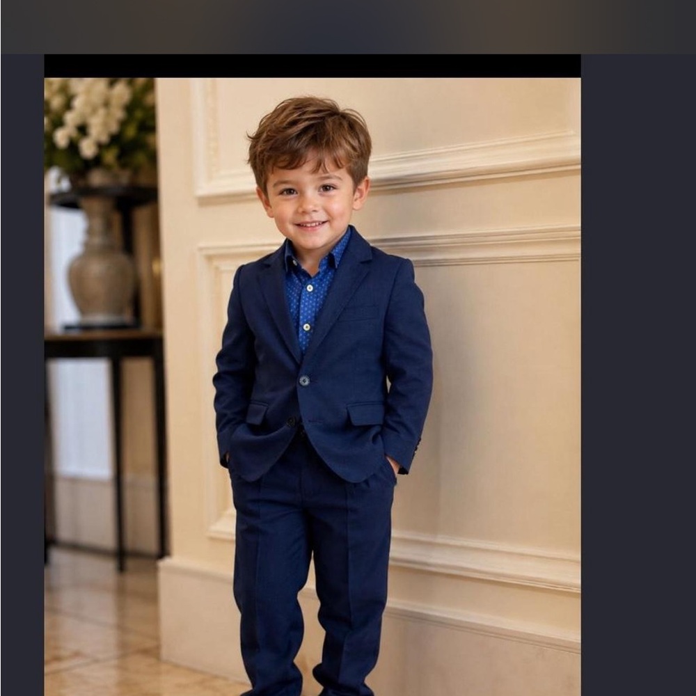 Boys Navy Dress Pants - Classic Formal Bottoms